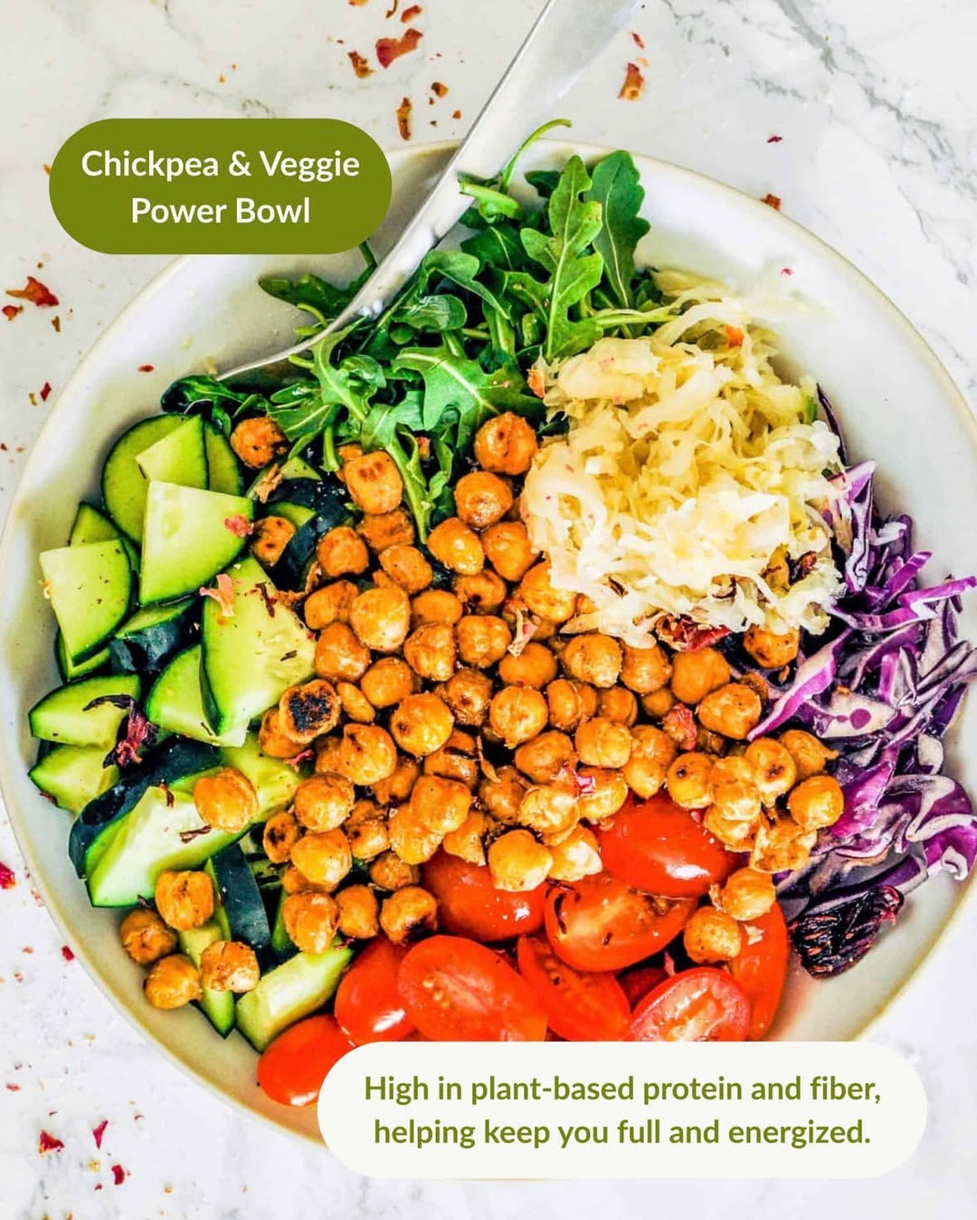 Chickpea and Veggie Power Bowl