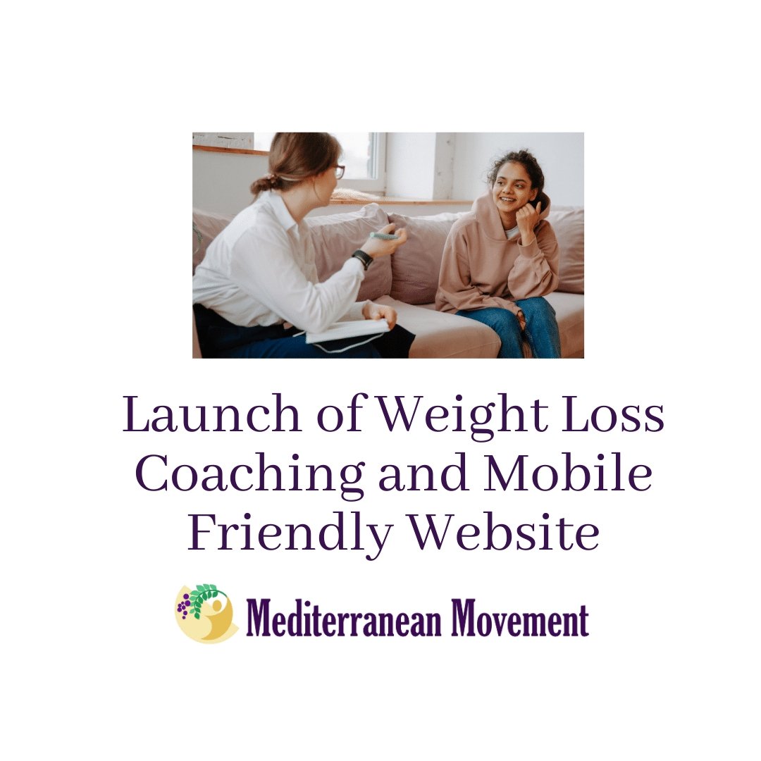 Mediterranean Movement Launches Weight Loss Coaching & Mobile-Friendly Website