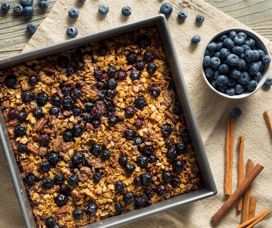 blueberry baked oatmeal 