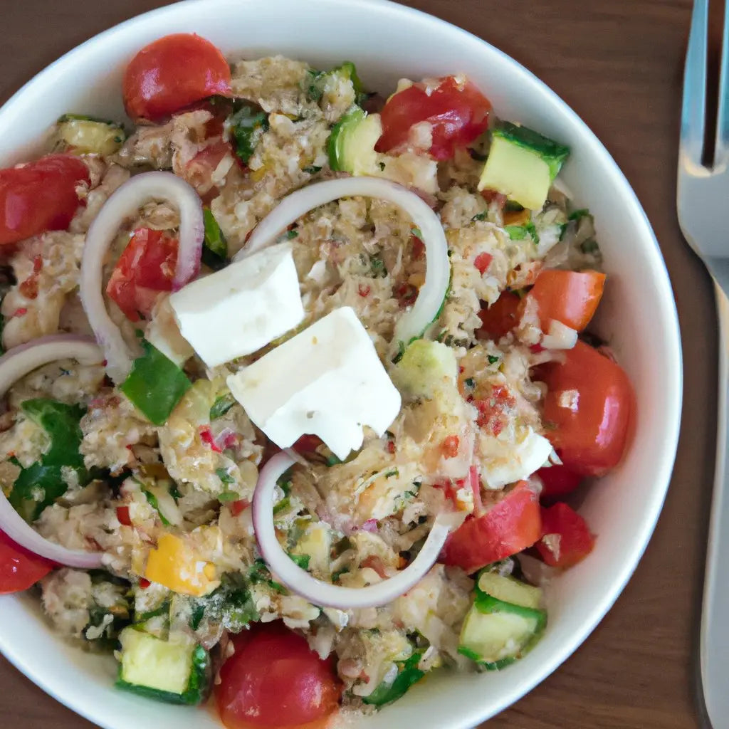 Quinoa Salad with Feta Mediterranean Movement