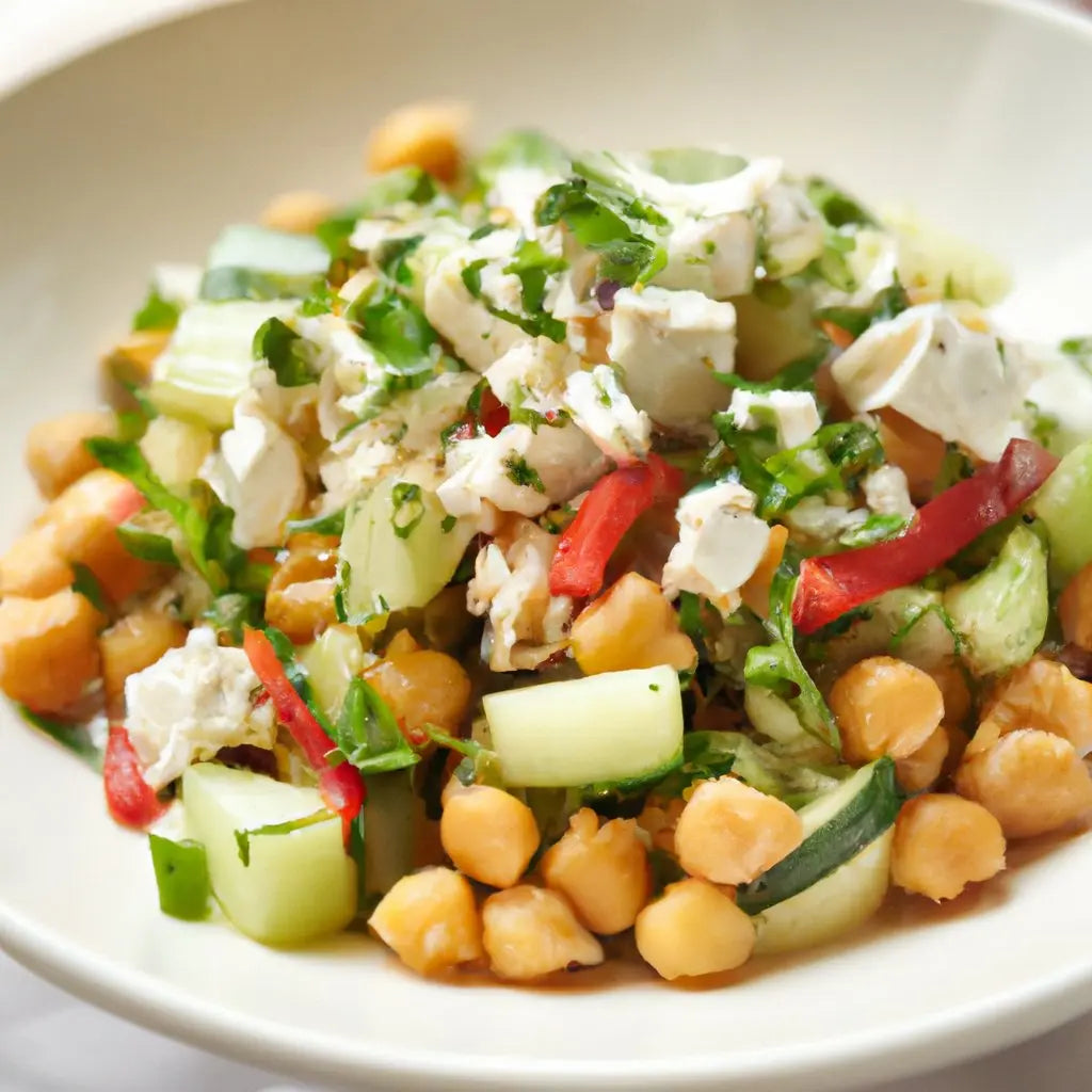 The Perfect Mediterranean Chickpea Salad Mediterranean Movement