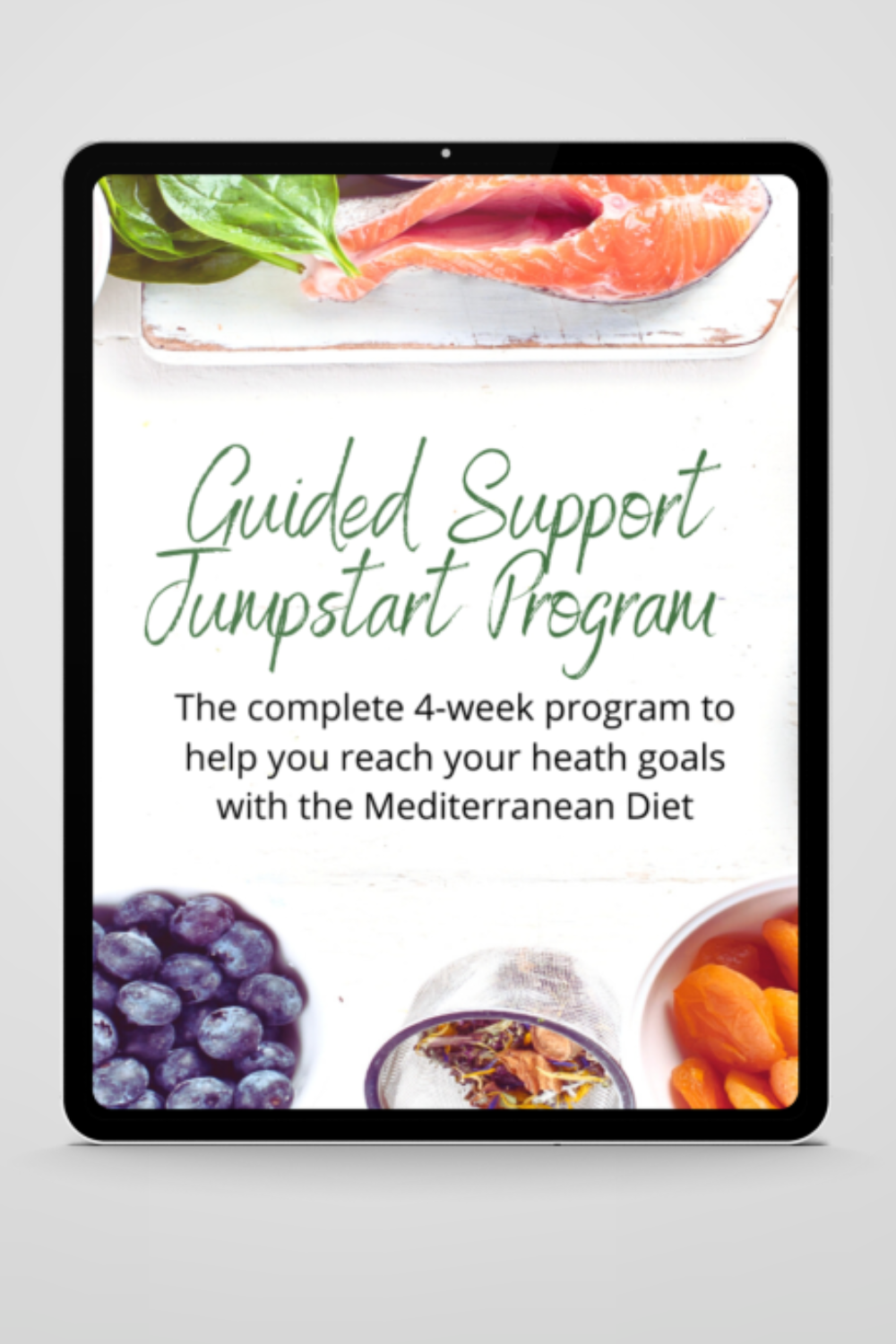 30-Day Mediterranean Diet Course with Meal Plan (Jumpstart Program)