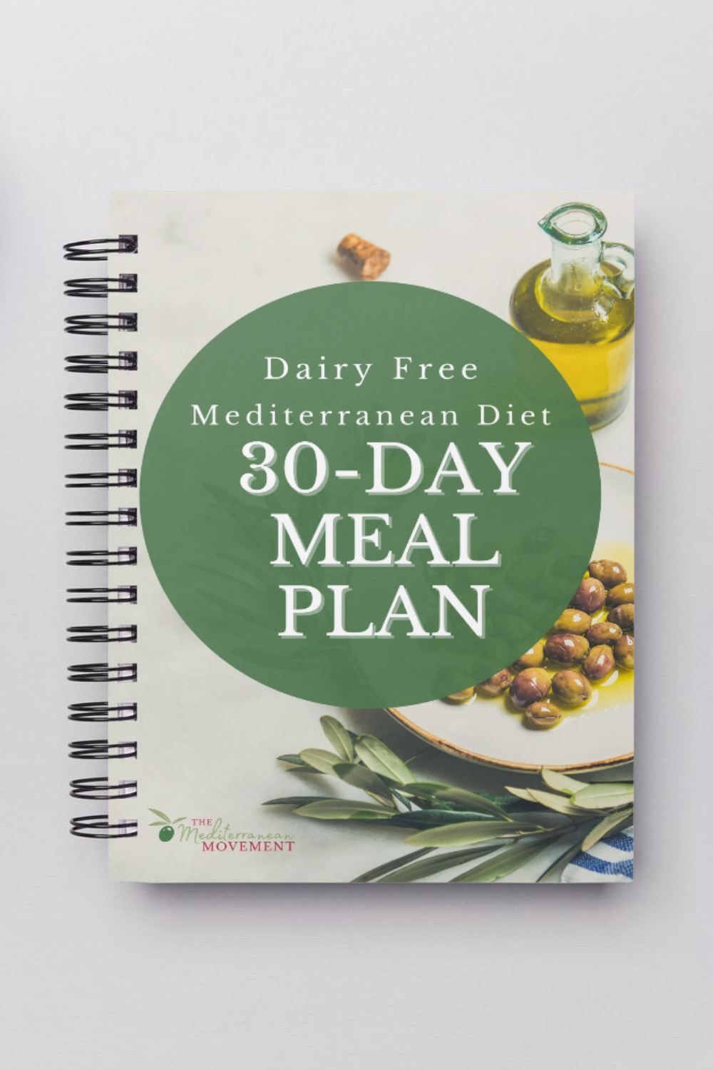Dairy Free Mediterranean Diet Meal Plan - 1 Month Digital