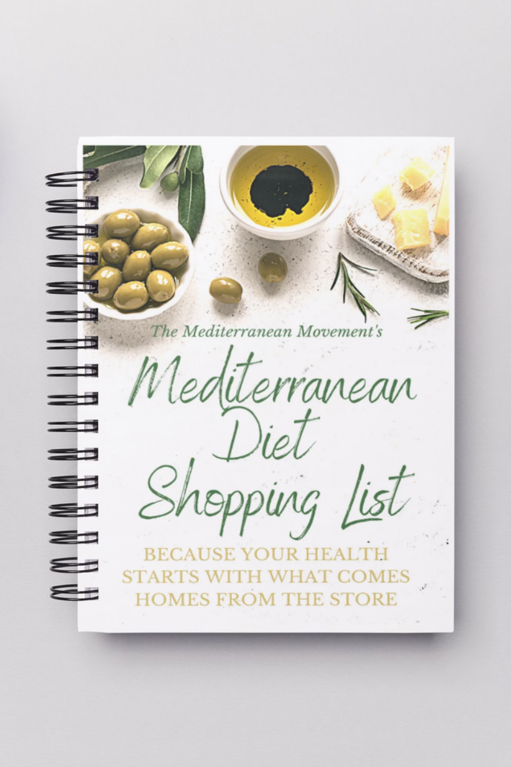 Mediterranean Diet Digital Shopping List Guide