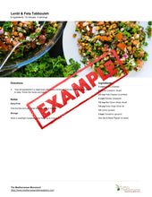 Load image into Gallery viewer, Gluten Free Mediterranean Diet Plan Mediterranean Movement
