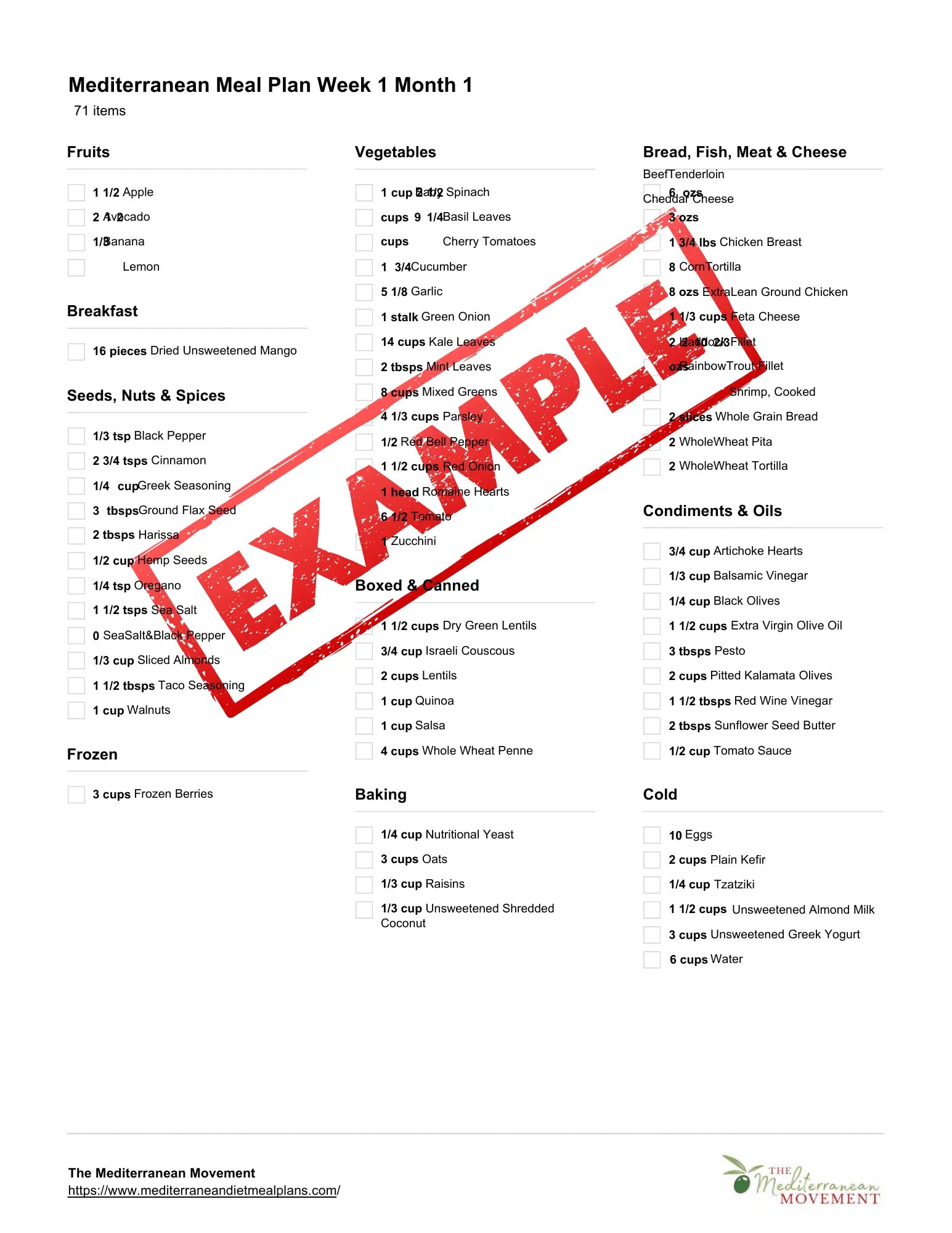 Gluten Free Mediterranean Diet Plan Mediterranean Movement