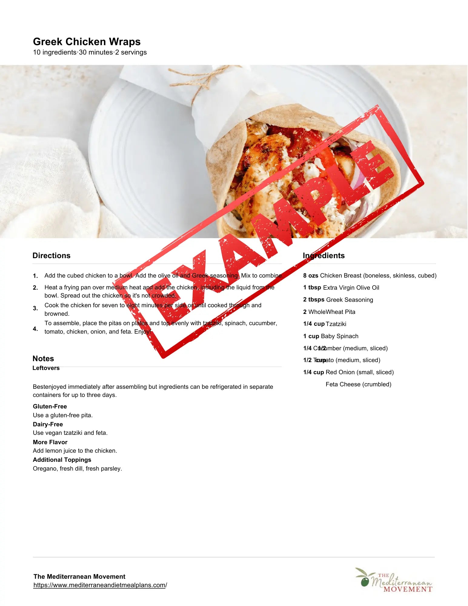 Ultimate Meal Plan Bundle: 6 Meal Plans (SAVE 60%) Mediterranean Movement