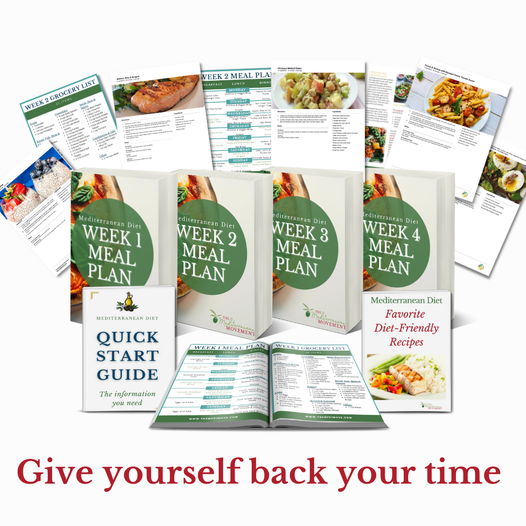 Mediterranean Diet 30 Day Meal Plan Package