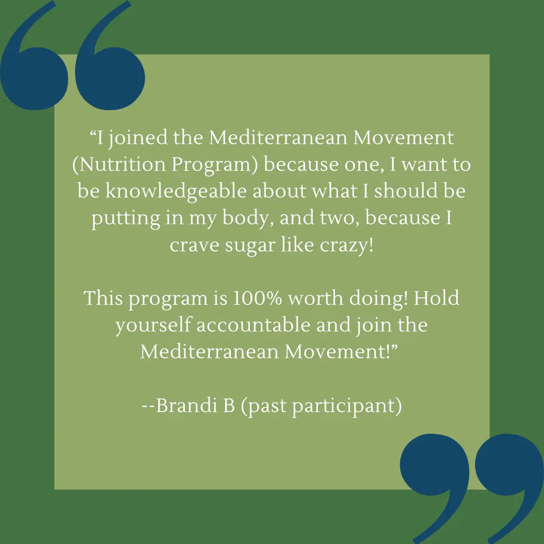 30-Day Jumpstart Program Mediterranean Movement