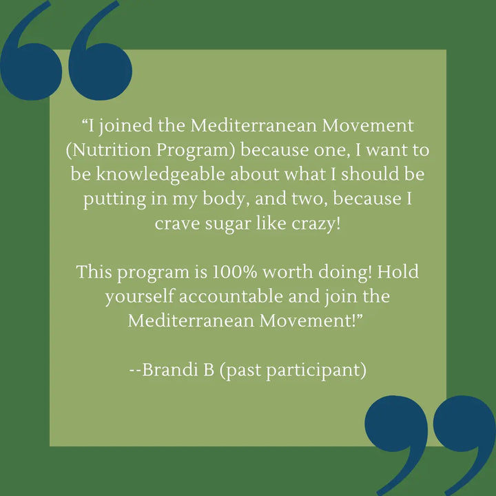 30-Day Jumpstart Program Mediterranean Movement