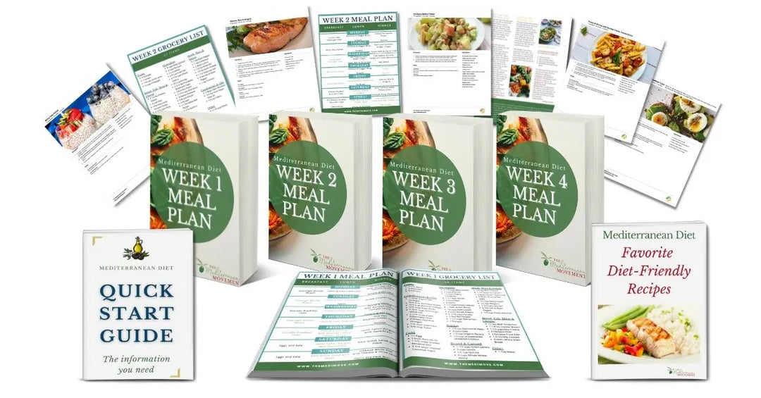 Essential Meal Plan Bundle: 3 Meal Plans (SAVE 30%) Mediterranean Movement